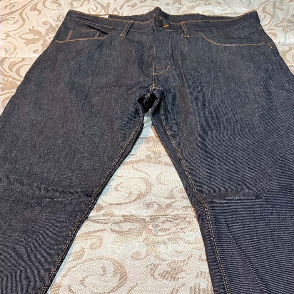 Classic Blue Straight Leg Jeans